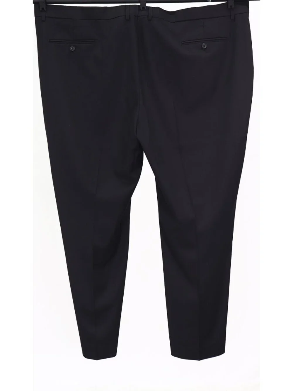 Alain Dupetit 58R 54x31 Black Full Suit 2-Button Solid R939